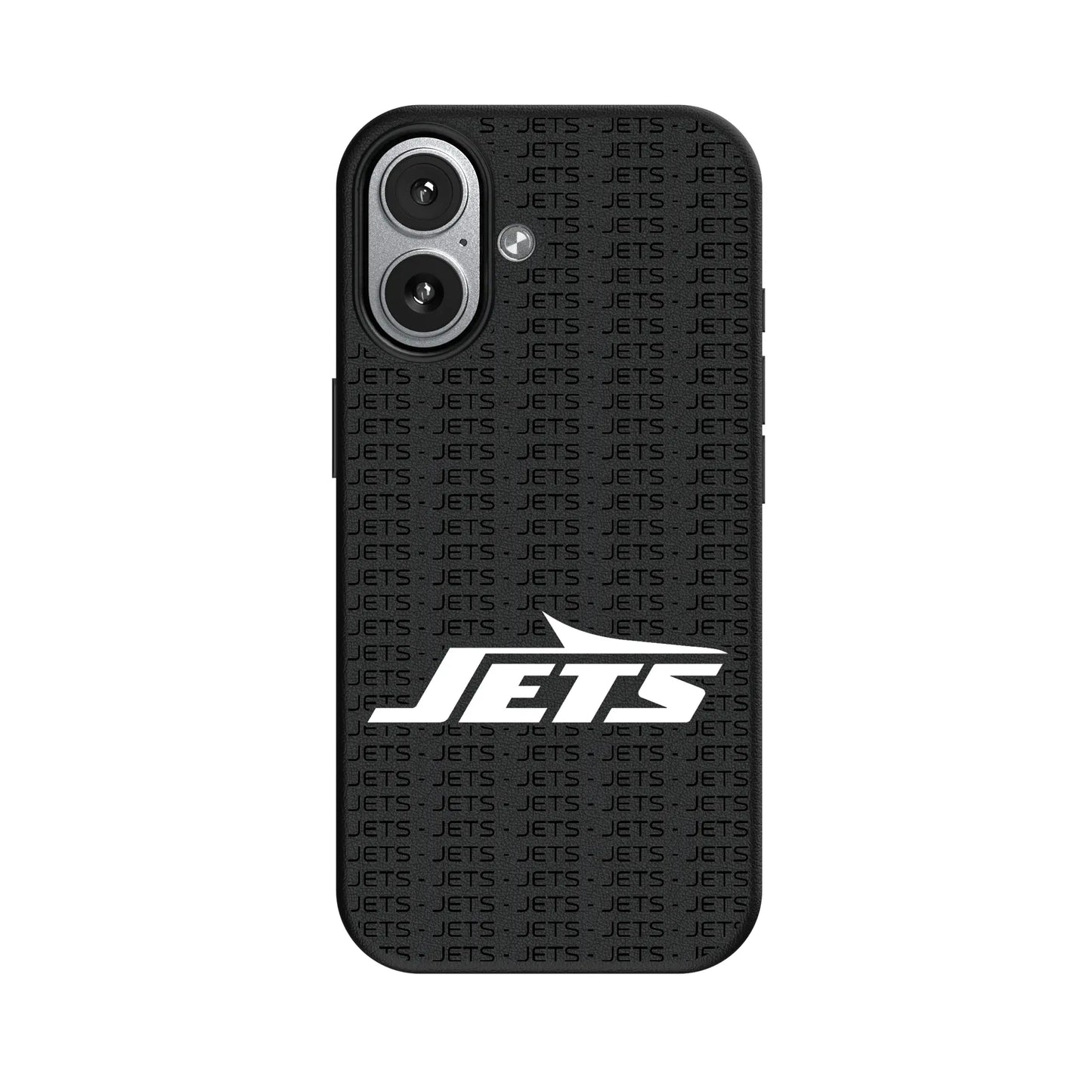 New York Jets Text Backdrop MagSafe Compatible Phone Case for Apple iPhone