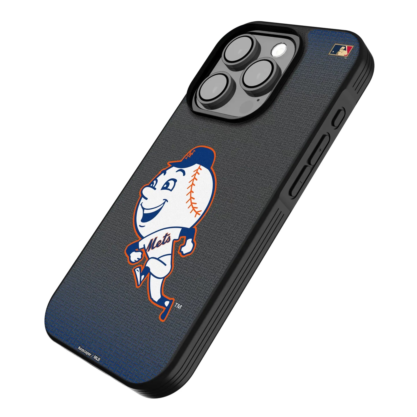 New York Mets 2014 - Cooperstown Collection Linen Bump Phone Case for Apple iPhone