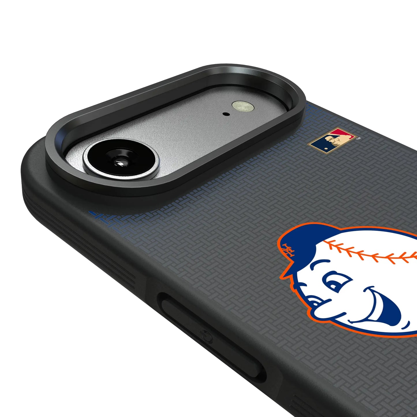 New York Mets 2014 - Cooperstown Collection Linen Bump Phone Case for Apple iPhone