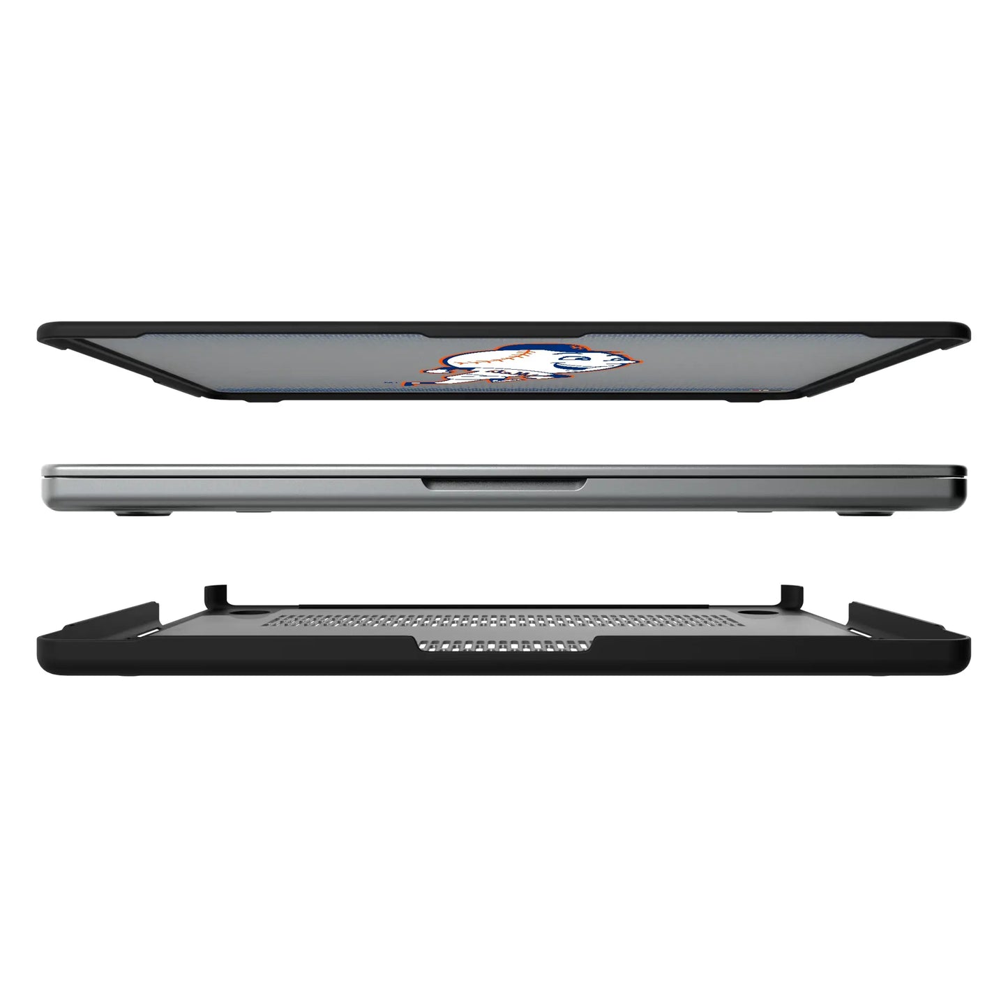 New York Mets 2014 - Cooperstown Collection Linen Laptop Case for Apple MacBook