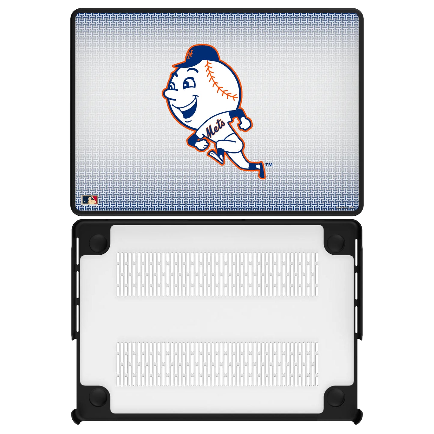 New York Mets 2014 - Cooperstown Collection Linen Laptop Case for Apple MacBook