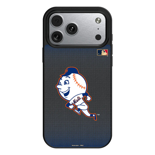 New York Mets 2014 - Cooperstown Collection Linen MagSafe Compatible Phone Case for Apple iPhone
