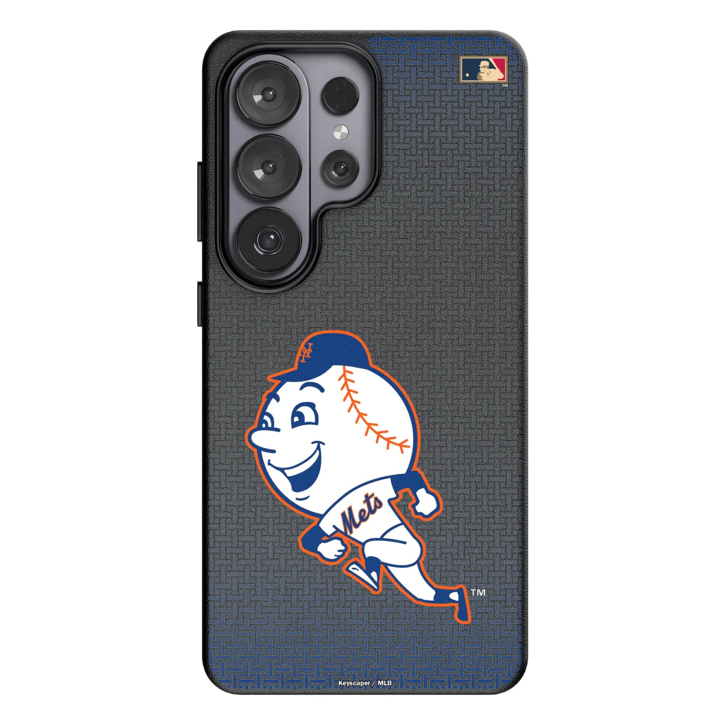 New York Mets 2014 - Cooperstown Collection Linen MagSafe Compatible Phone Case for Samsung Galaxy