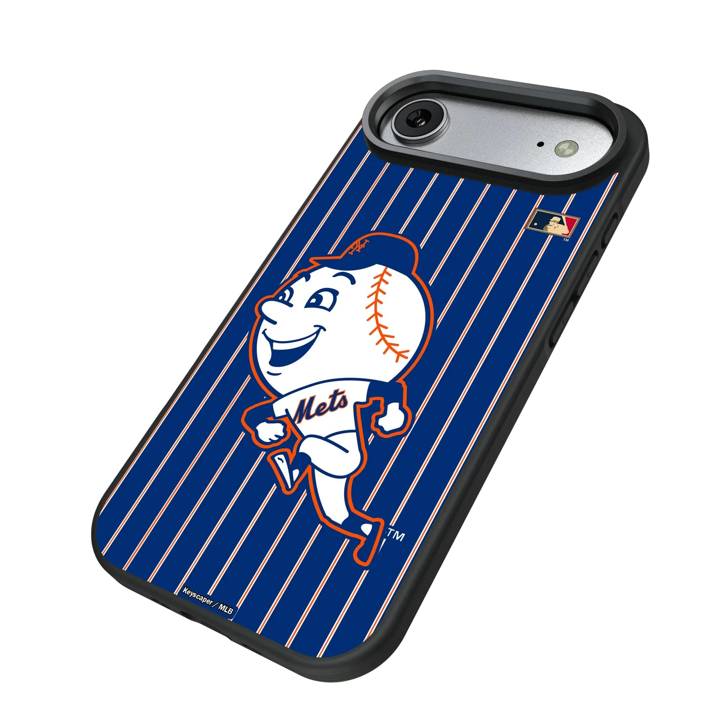 New York Mets 2014 - Cooperstown Collection Pinstripe Bump Phone Case for Apple iPhone