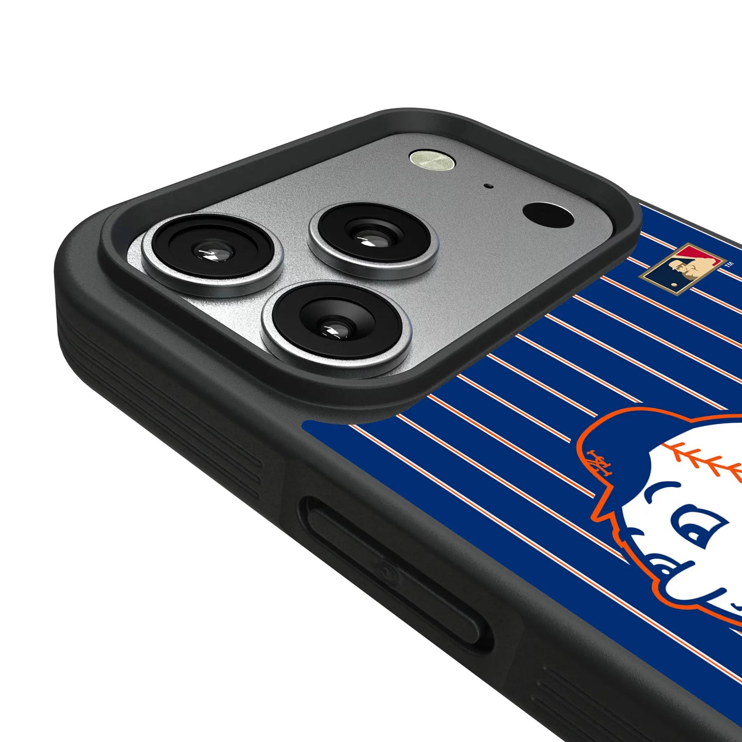 New York Mets 2014 - Cooperstown Collection Pinstripe Bump Phone Case for Apple iPhone