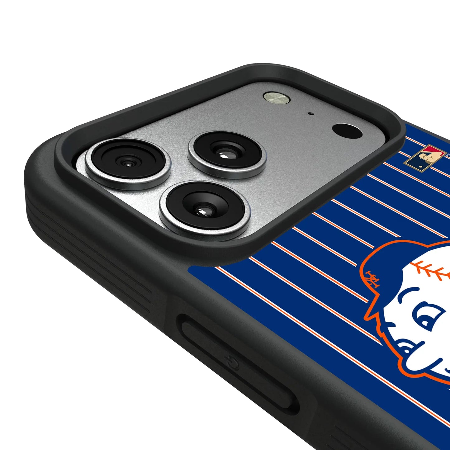 New York Mets 2014 - Cooperstown Collection Pinstripe Bump Phone Case for Apple iPhone