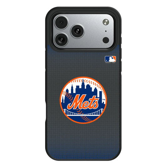 New York Mets Linen Bump Phone Case for Apple iPhone