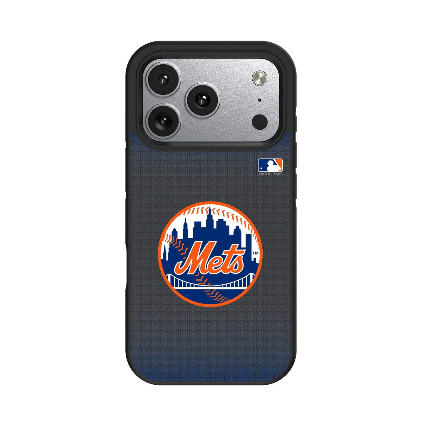 New York Mets Linen Bump Phone Case for Apple iPhone