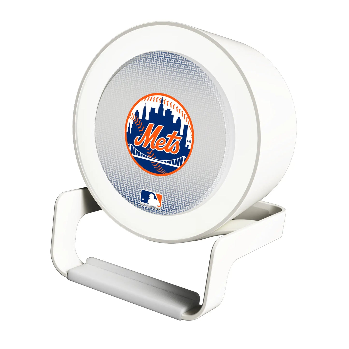 New York Mets Linen Night Light Charger and Bluetooth Speaker