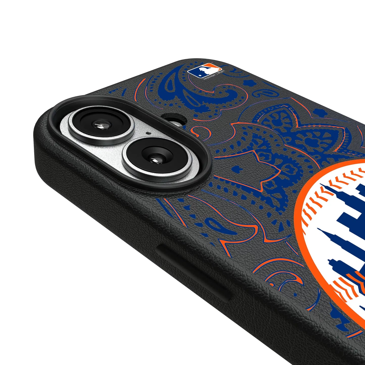 New York Mets Paisley MagSafe Compatible Phone Case for Apple iPhone