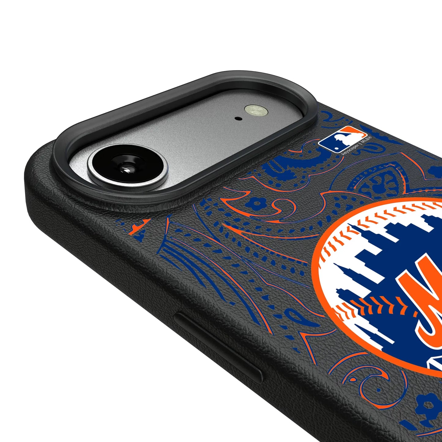 New York Mets Paisley MagSafe Compatible Phone Case for Apple iPhone
