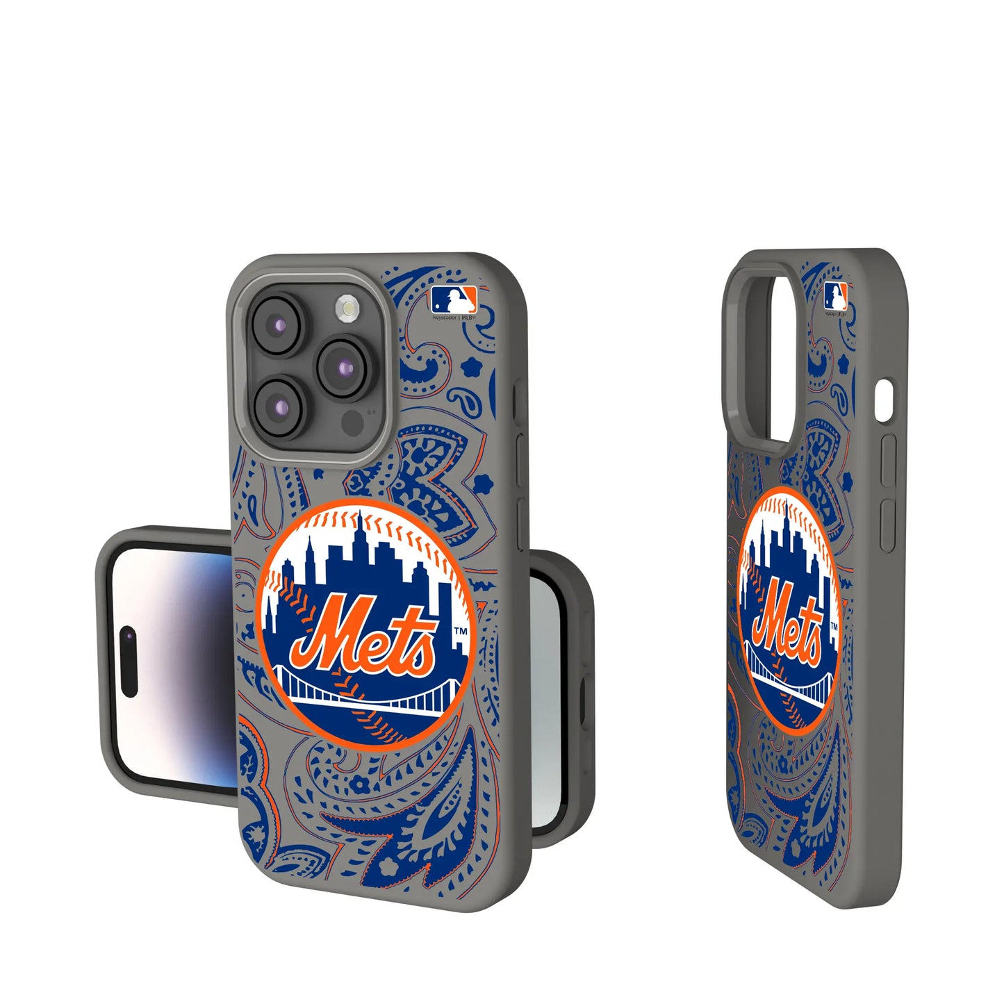 New York Mets Paisley Soft Touch Phone Case for Apple iPhone
