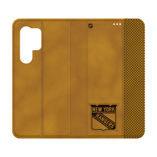 New York Rangers Burn Folio Phone Case for Samsung Galaxy