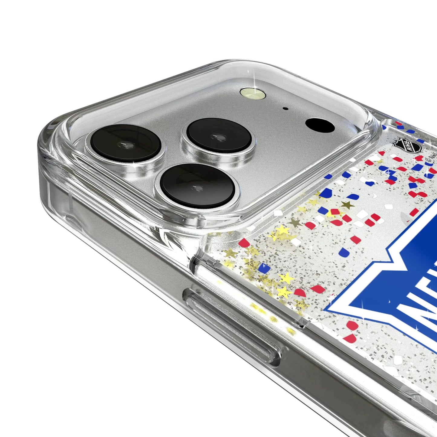 New York Rangers Confetti Glitter Phone Case for Apple iPhone