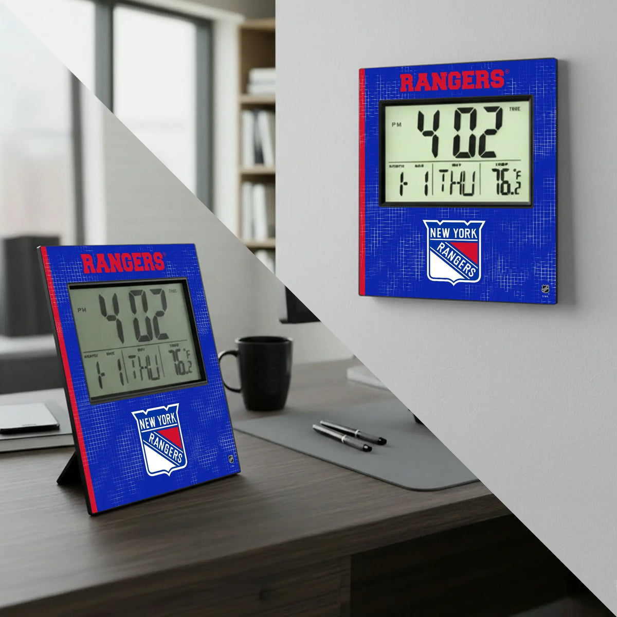 New York Rangers Hatch Wall Clock
