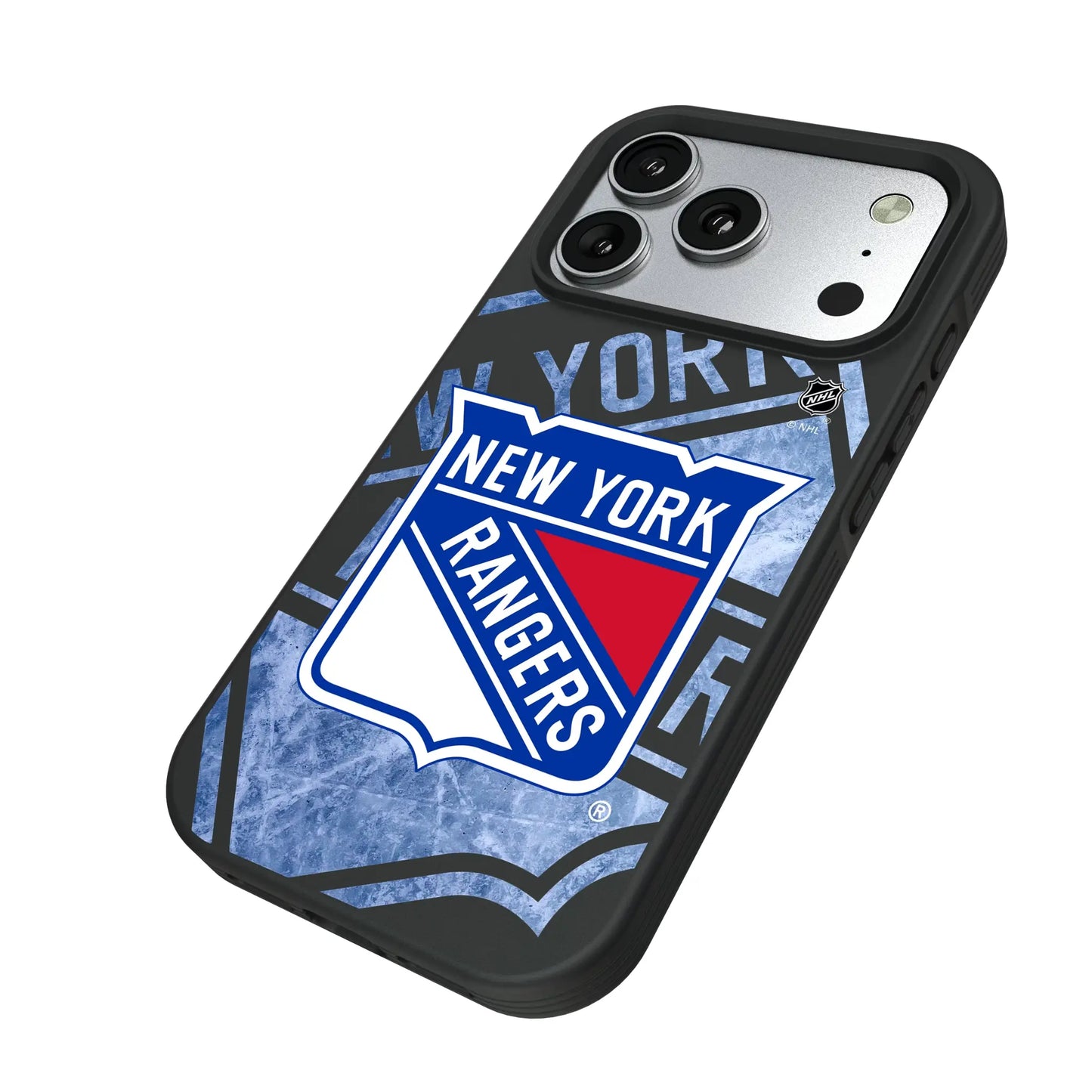 New York Rangers Ice Tilt Bump Phone Case for Apple iPhone