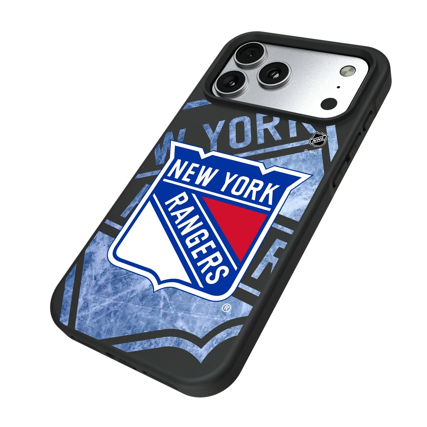 New York Rangers Ice Tilt Bump Phone Case for Apple iPhone