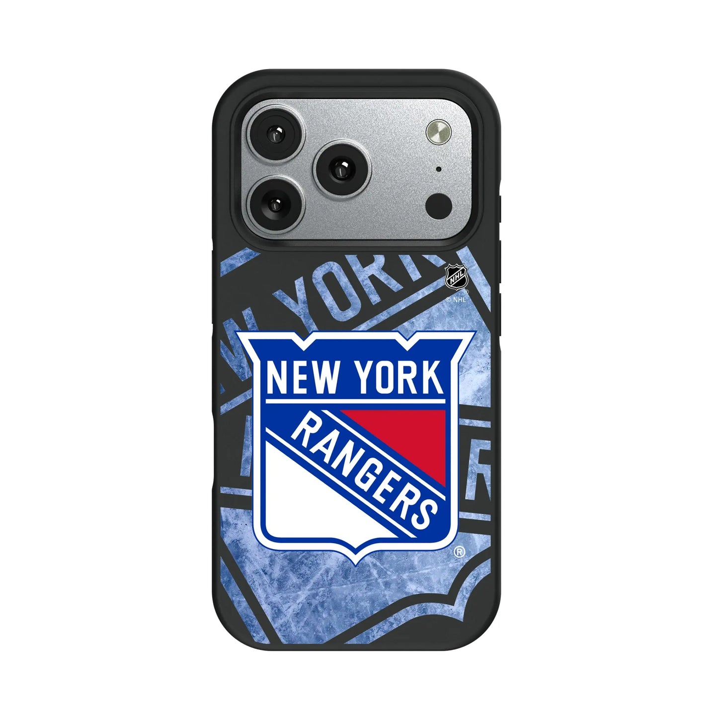 New York Rangers Ice Tilt Bump Phone Case for Apple iPhone