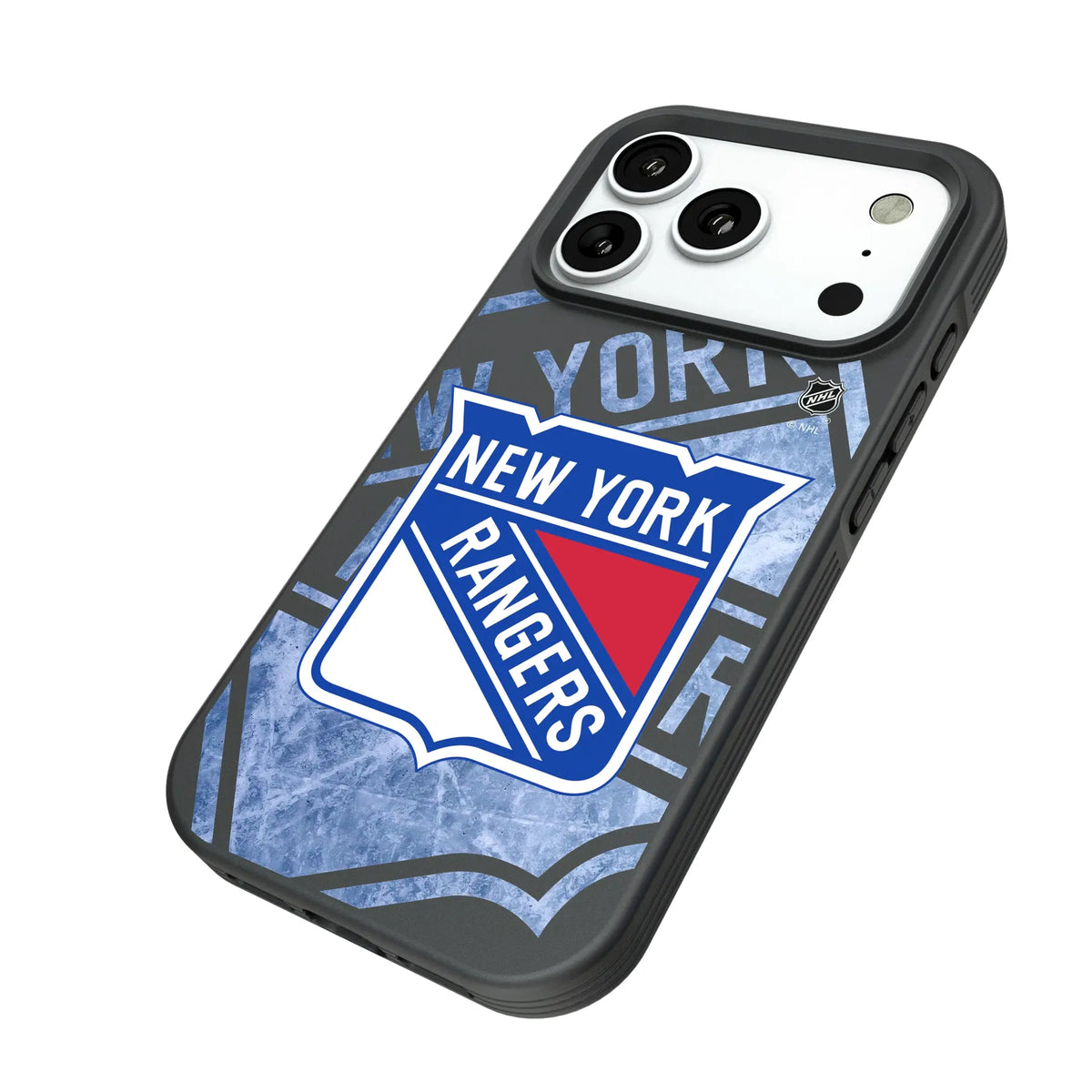 New York Rangers Ice Tilt Bump Phone Case for Apple iPhone