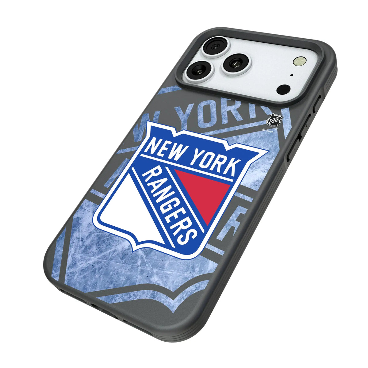 New York Rangers Ice Tilt Bump Phone Case for Apple iPhone