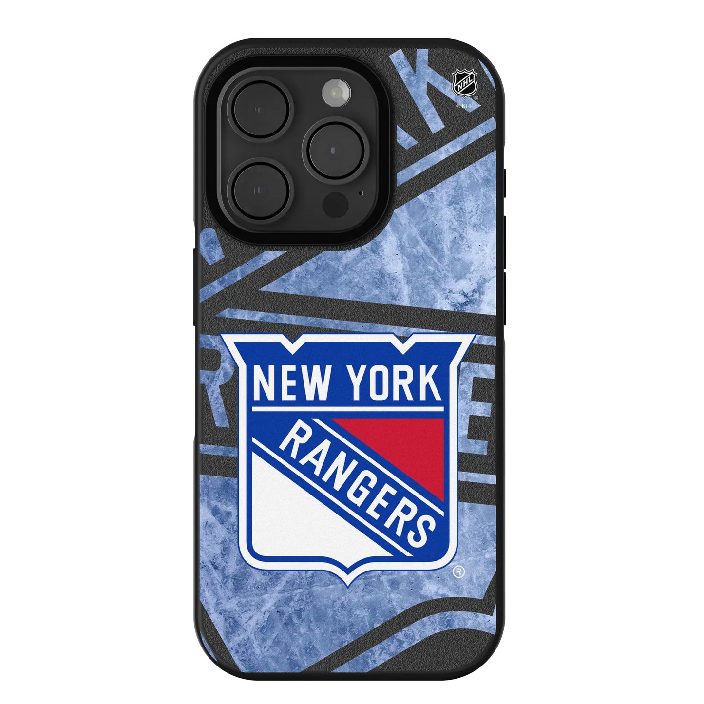 New York Rangers Ice Tilt Bump Phone Case for Apple iPhone
