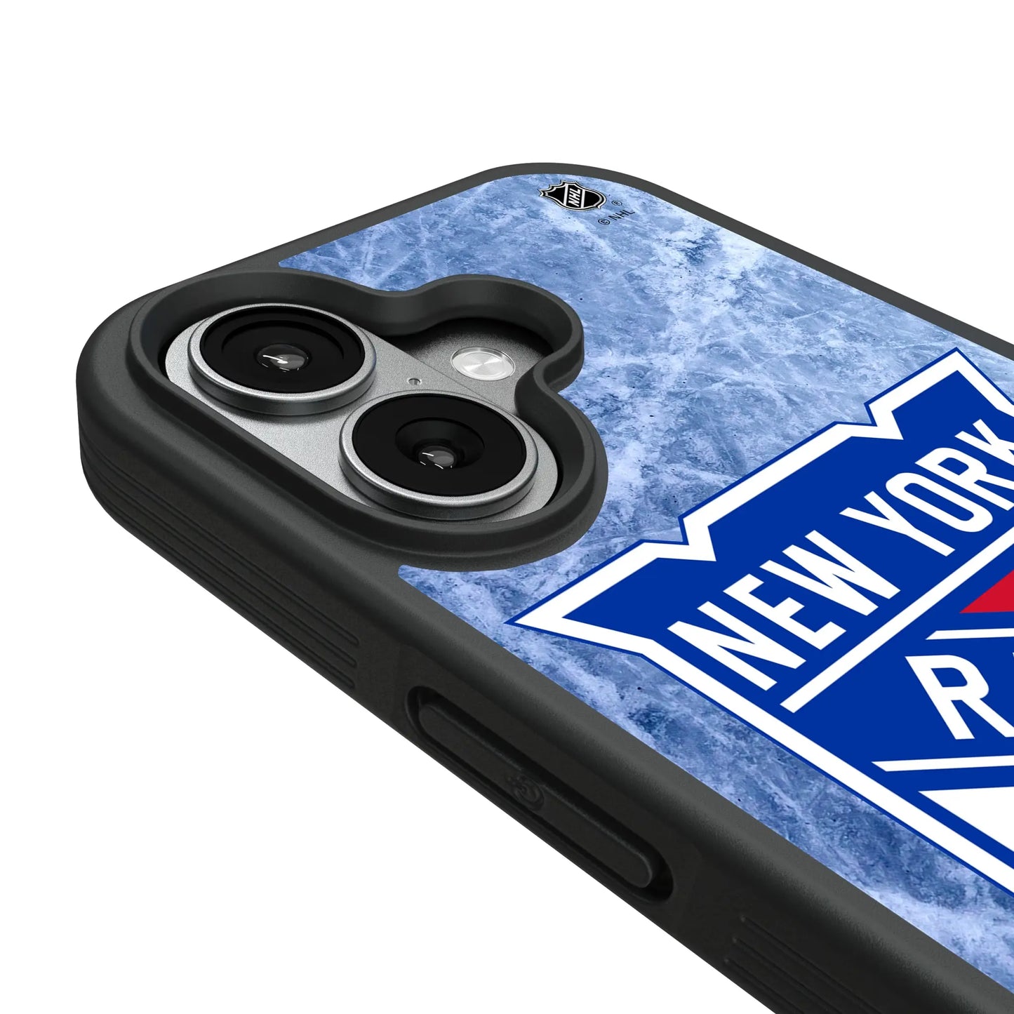 New York Rangers Ice Wordmark Bump Phone Case for Apple iPhone