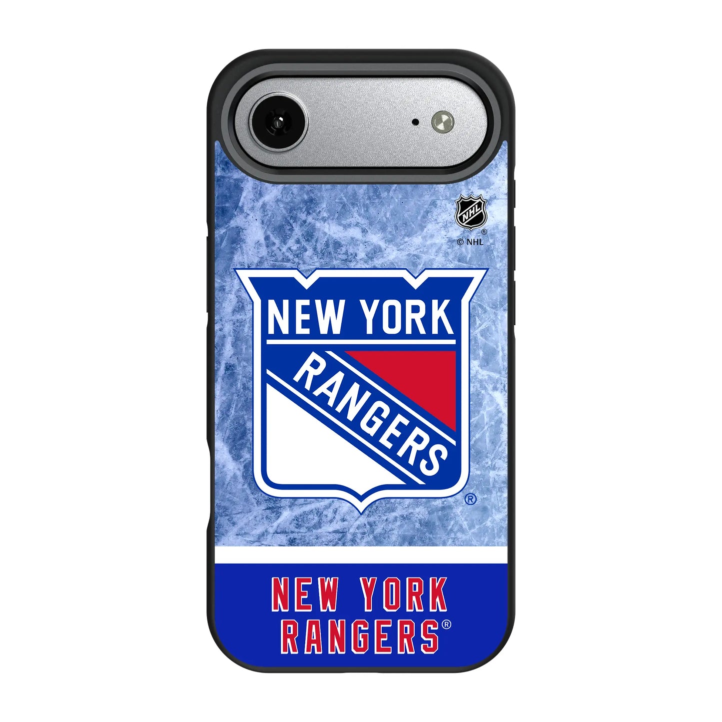 New York Rangers Ice Wordmark Bump Phone Case for Apple iPhone