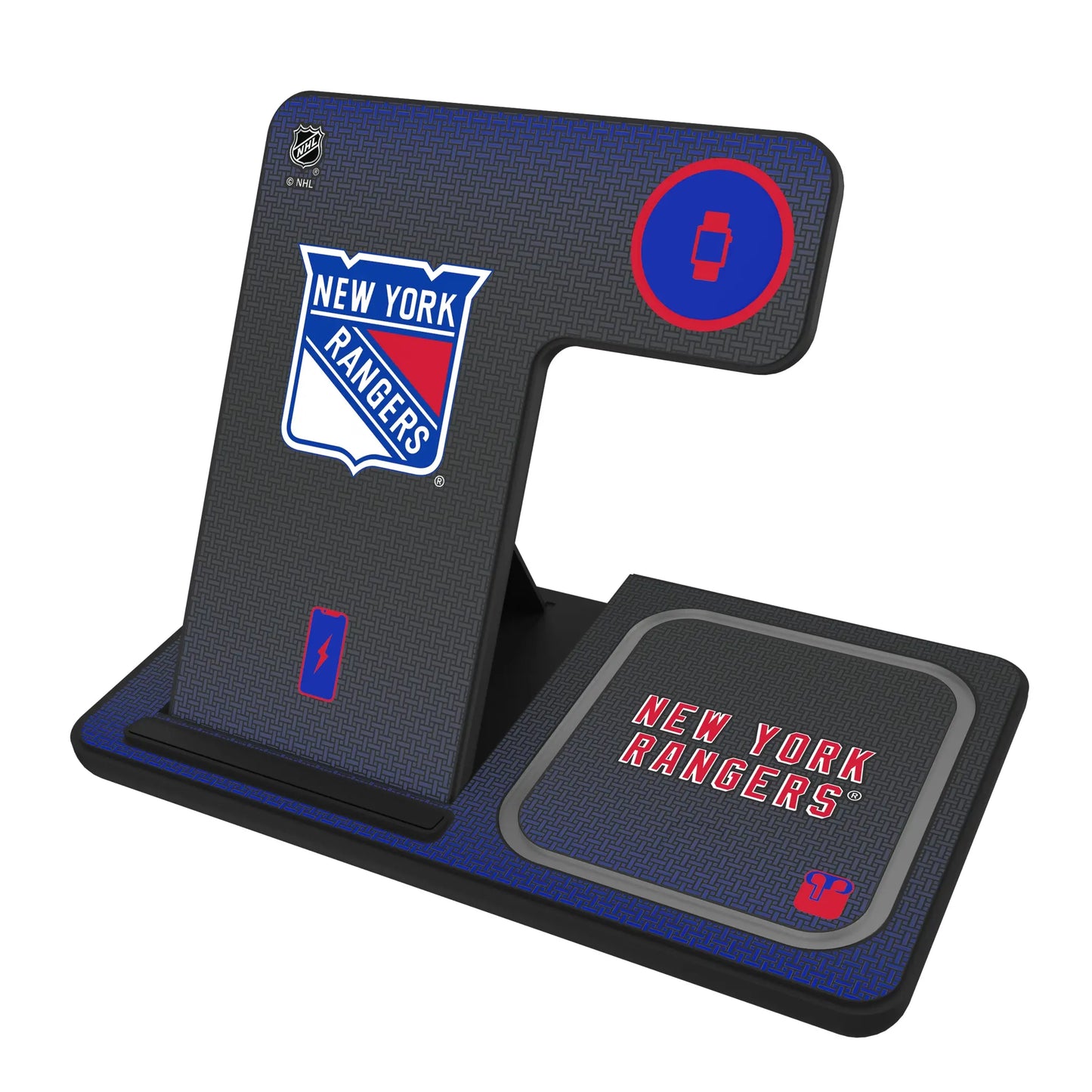 New York Rangers Linen 3 in 1 Charging Station