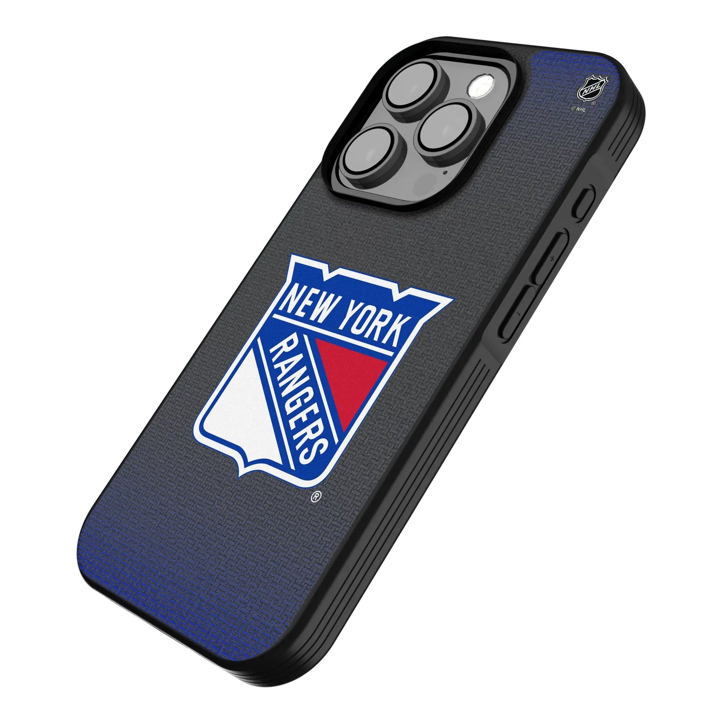 New York Rangers Linen Bump Phone Case for Apple iPhone