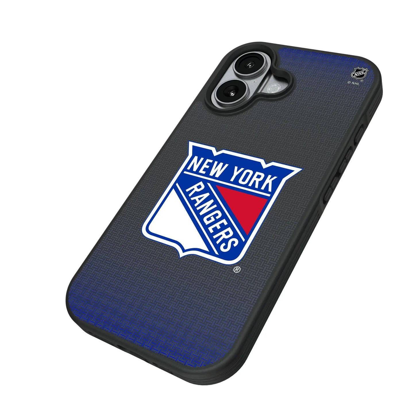 New York Rangers Linen Bump Phone Case for Apple iPhone