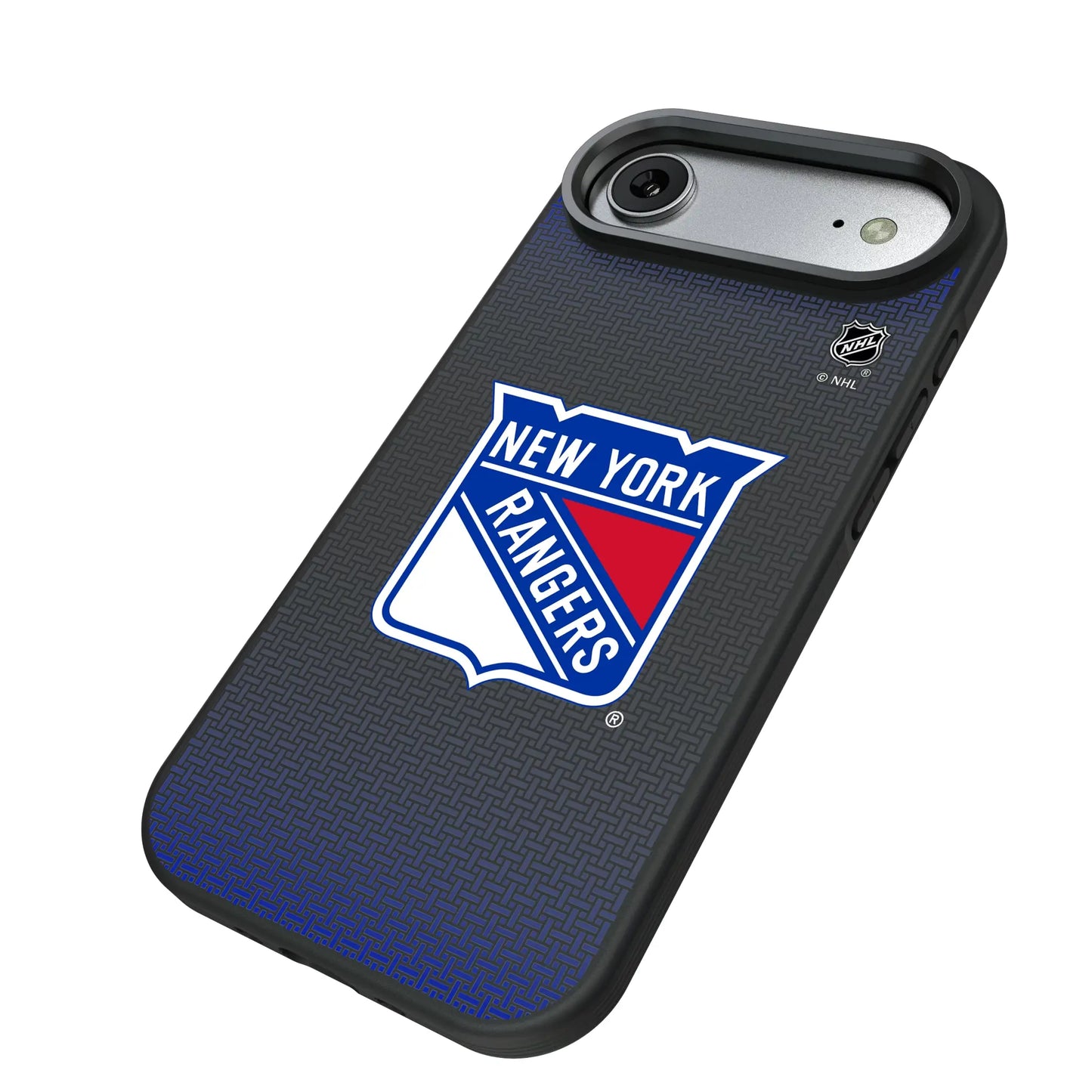 New York Rangers Linen Bump Phone Case for Apple iPhone