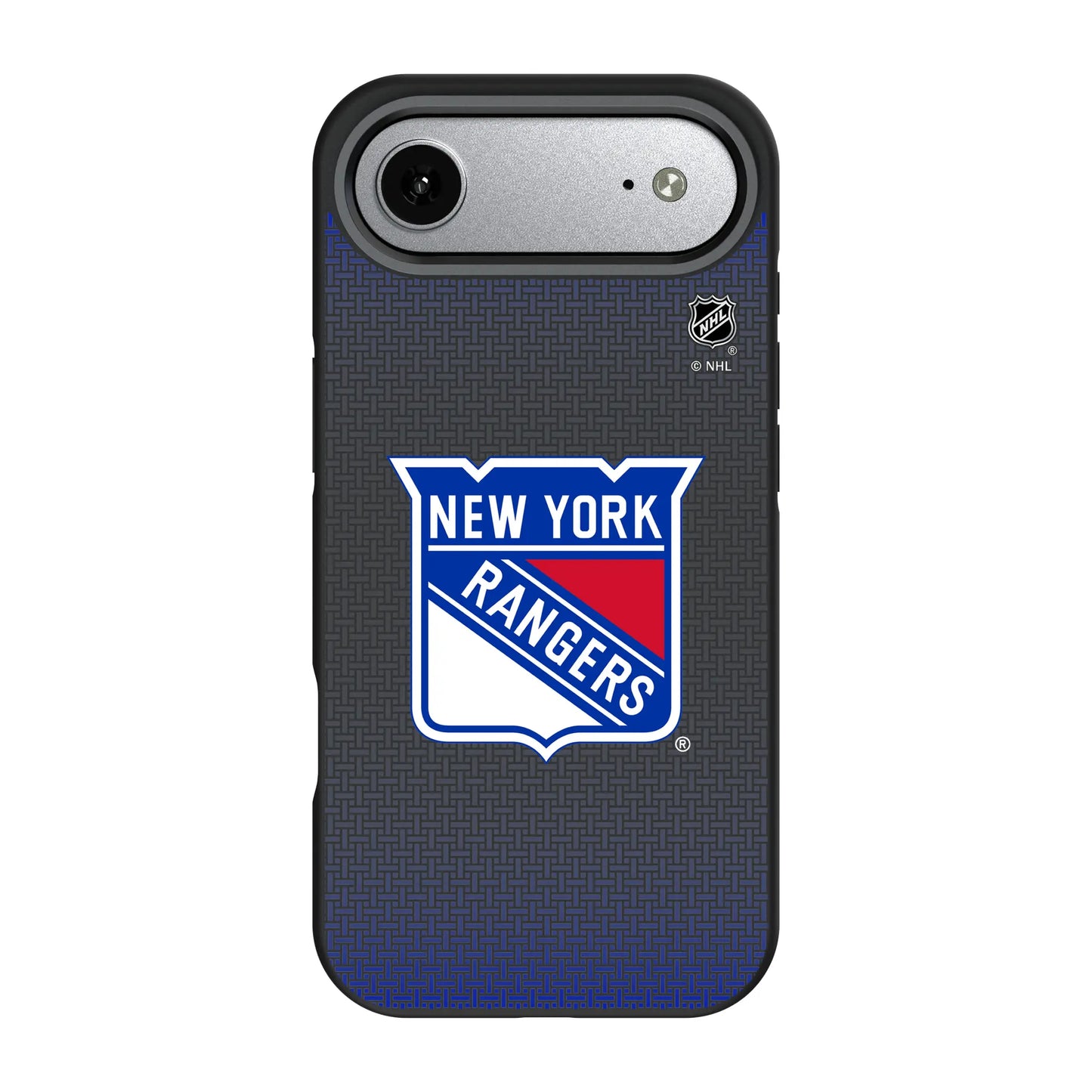 New York Rangers Linen Bump Phone Case for Apple iPhone