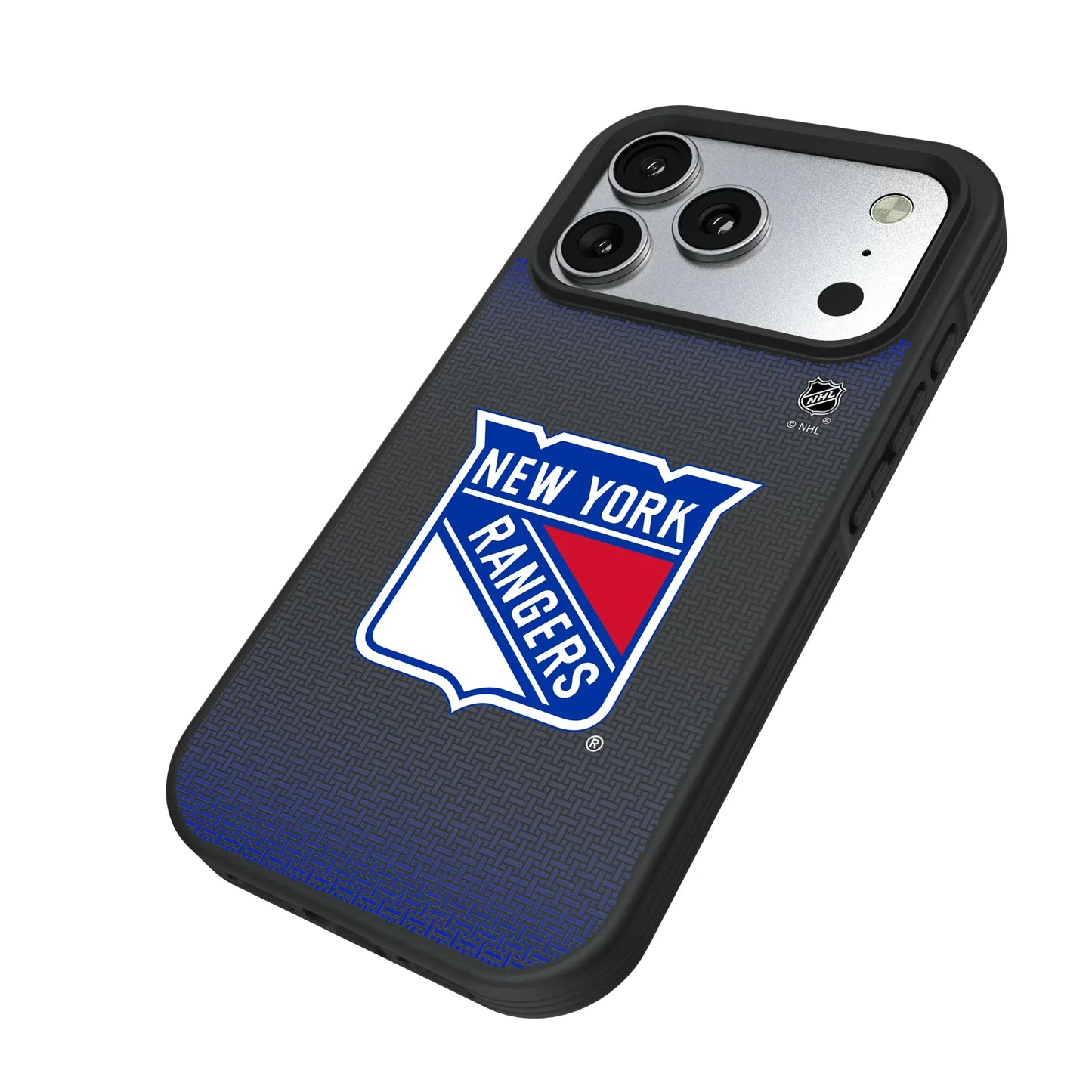 New York Rangers Linen Bump Phone Case for Apple iPhone