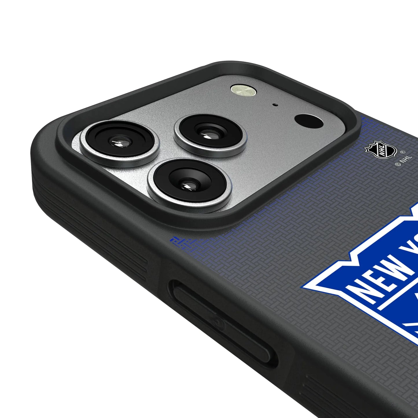 New York Rangers Linen Bump Phone Case for Apple iPhone