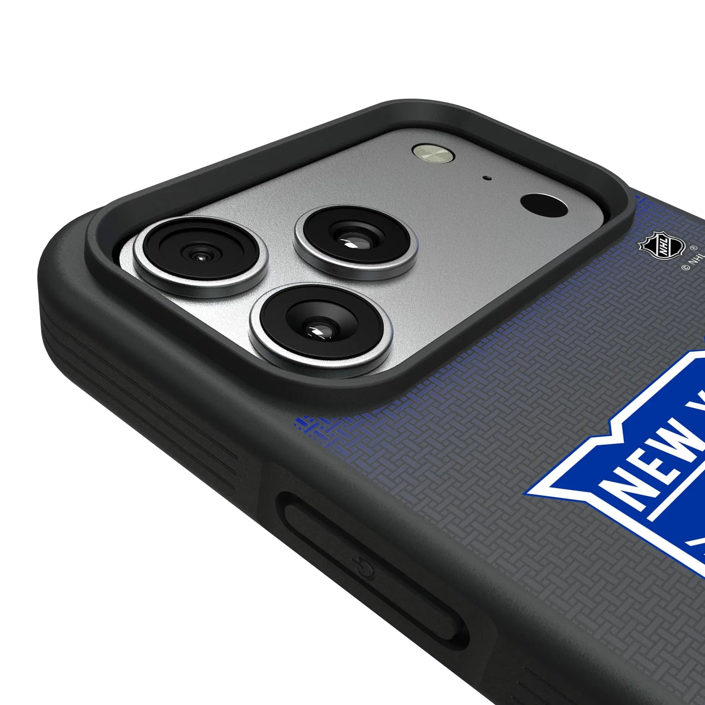 New York Rangers Linen Bump Phone Case for Apple iPhone