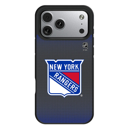 New York Rangers Linen Bump Phone Case for Apple iPhone