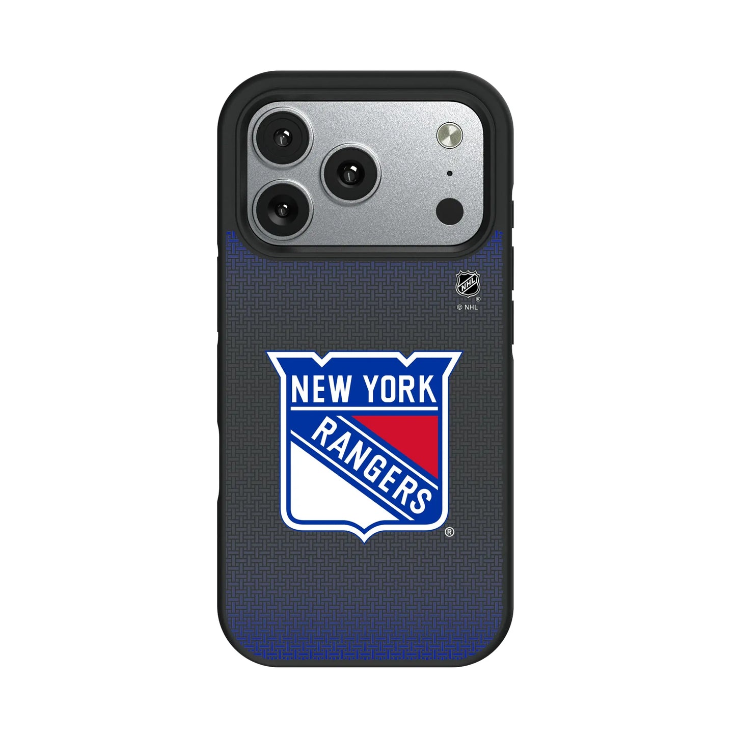 New York Rangers Linen Bump Phone Case for Apple iPhone