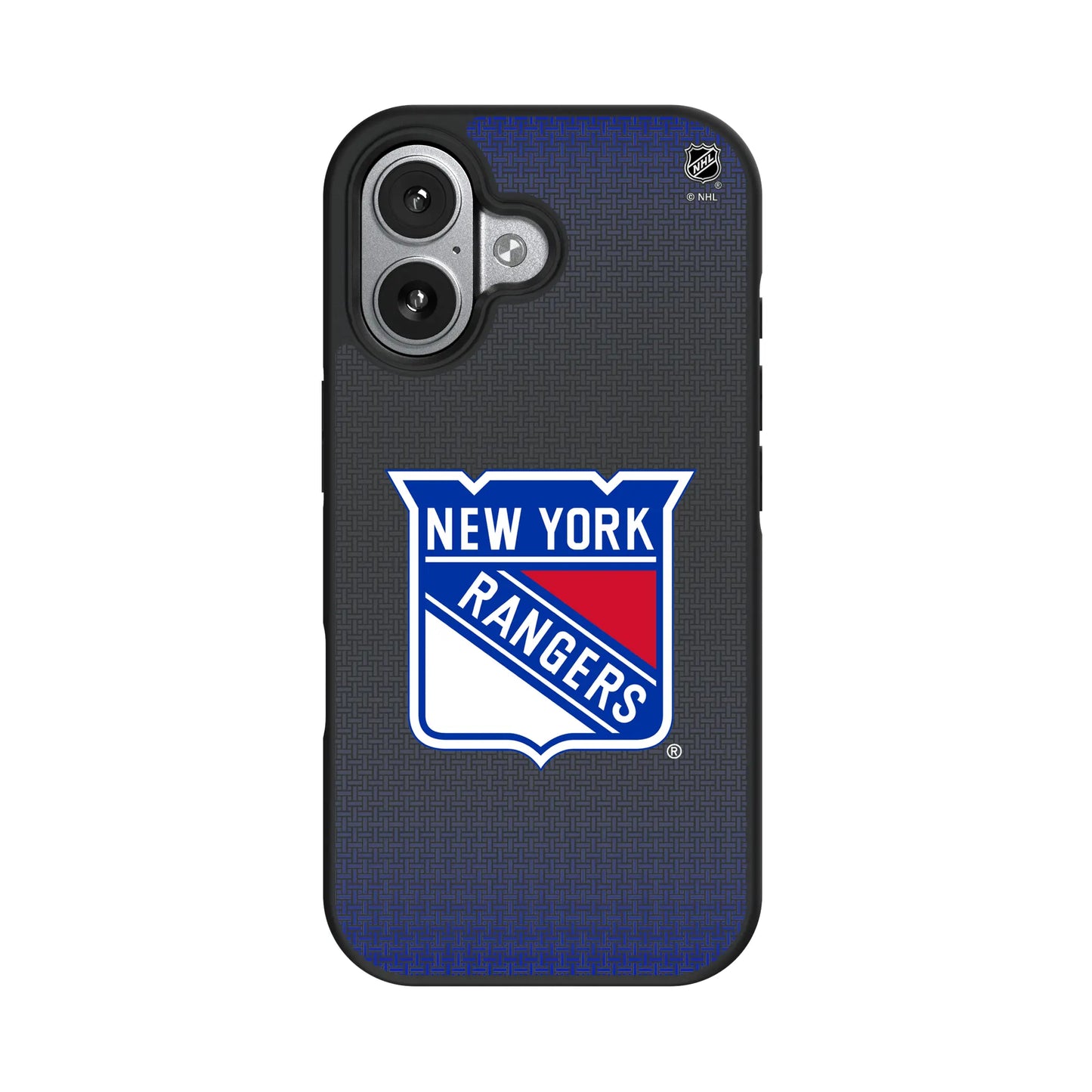 New York Rangers Linen Bump Phone Case for Apple iPhone