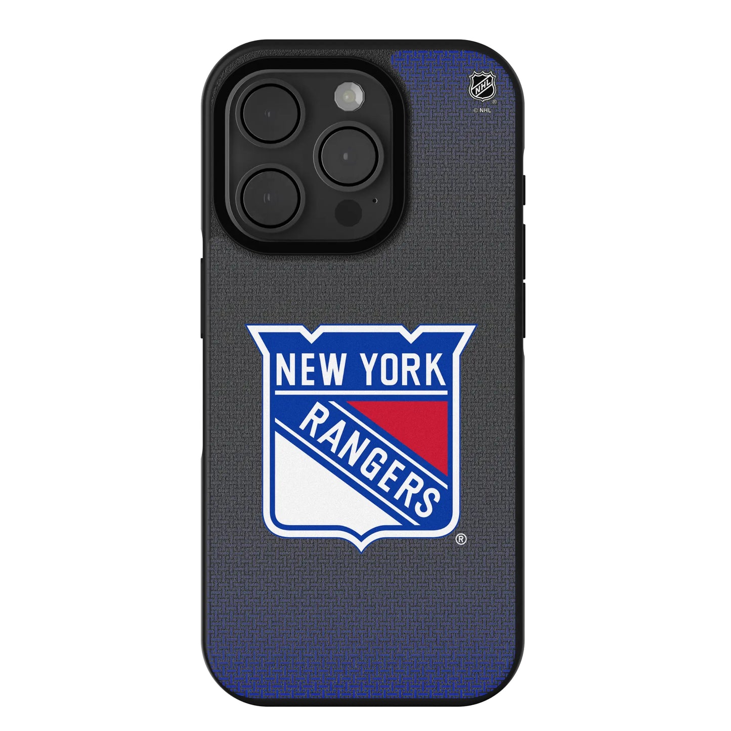 New York Rangers Linen Bump Phone Case for Apple iPhone
