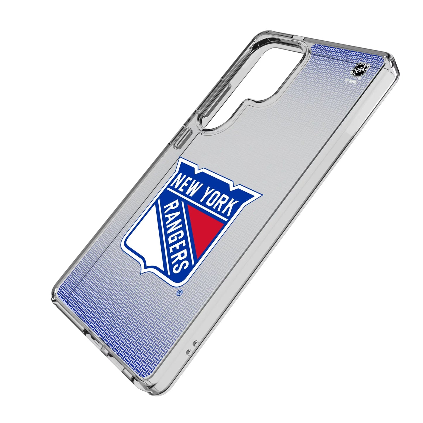 New York Rangers Linen Clear Phone Case for Samsung Galaxy