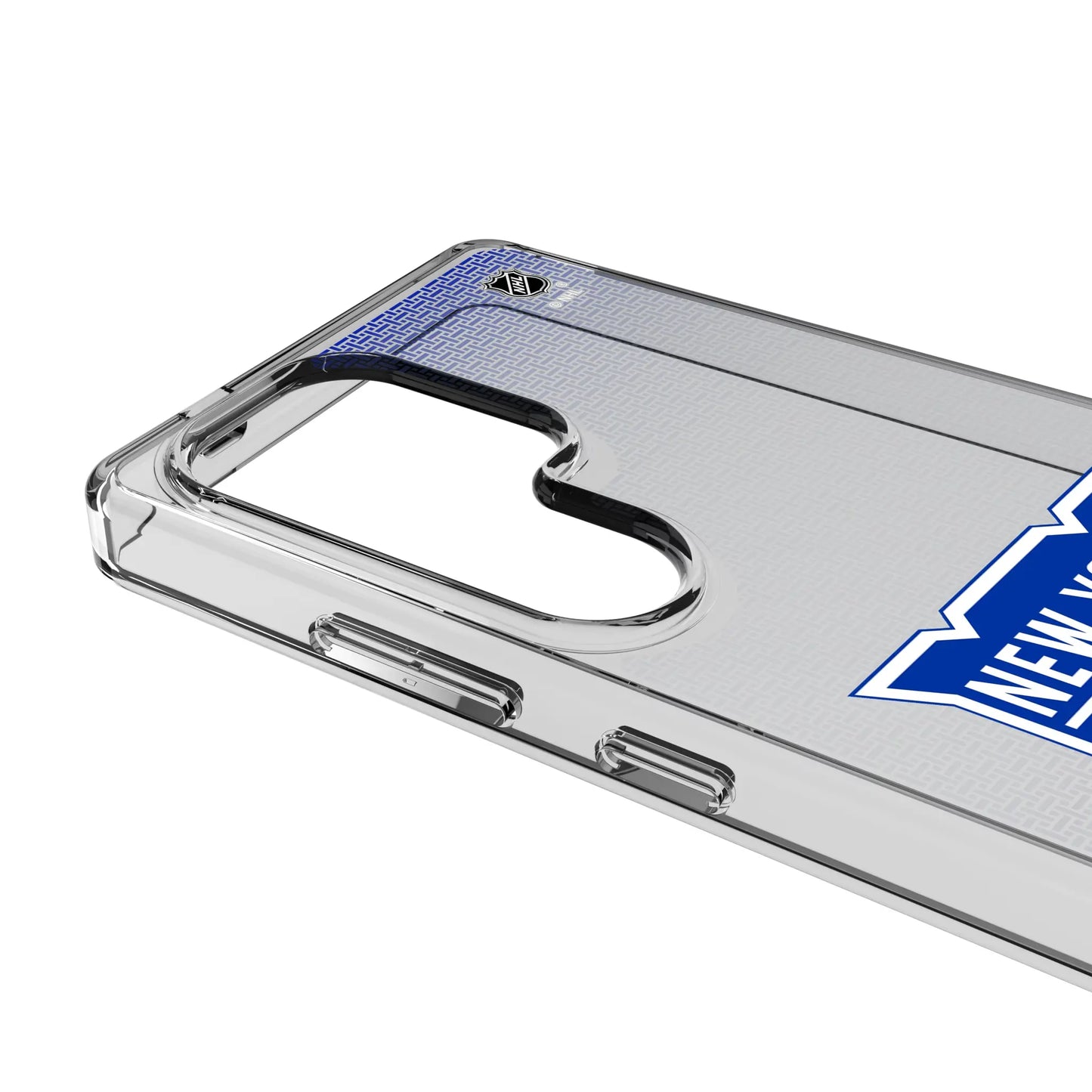 New York Rangers Linen Clear Phone Case for Samsung Galaxy