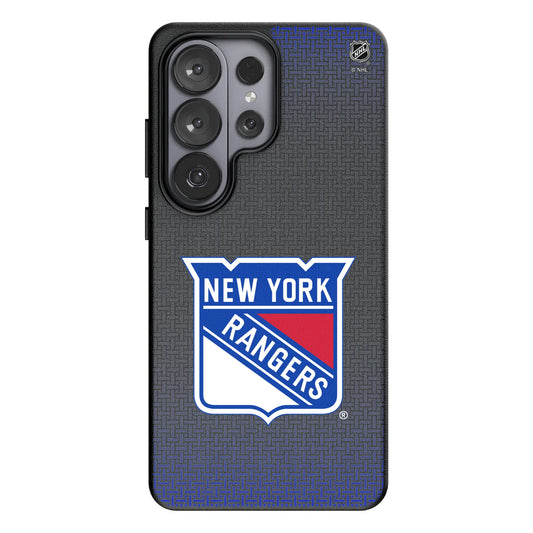 New York Rangers Linen MagSafe Compatible Phone Case for Samsung Galaxy