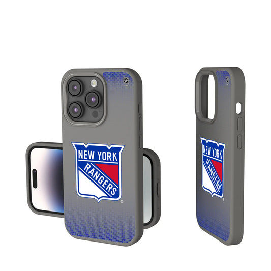 New York Rangers Linen Soft Touch Phone Case for Apple iPhone