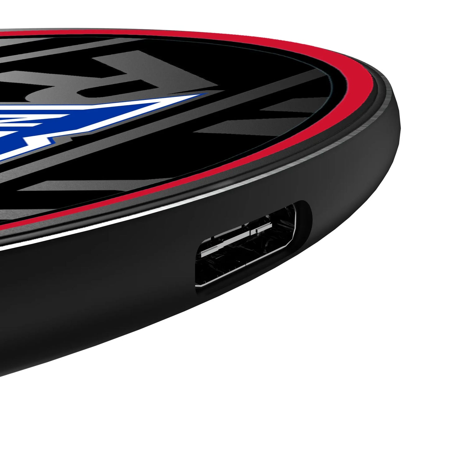 New York Rangers Monocolor Tilt 15-Watt Wireless Charger
