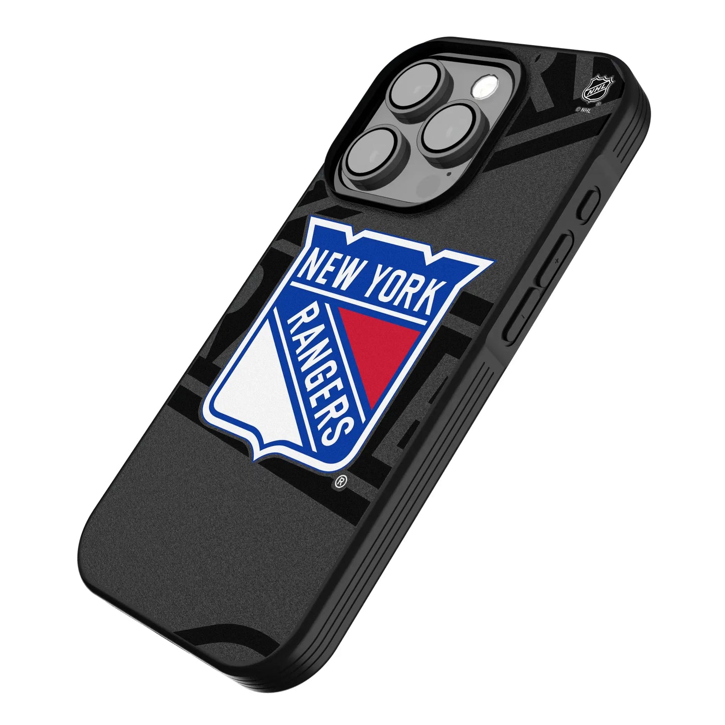 New York Rangers Monocolor Tilt Bump Phone Case for Apple iPhone