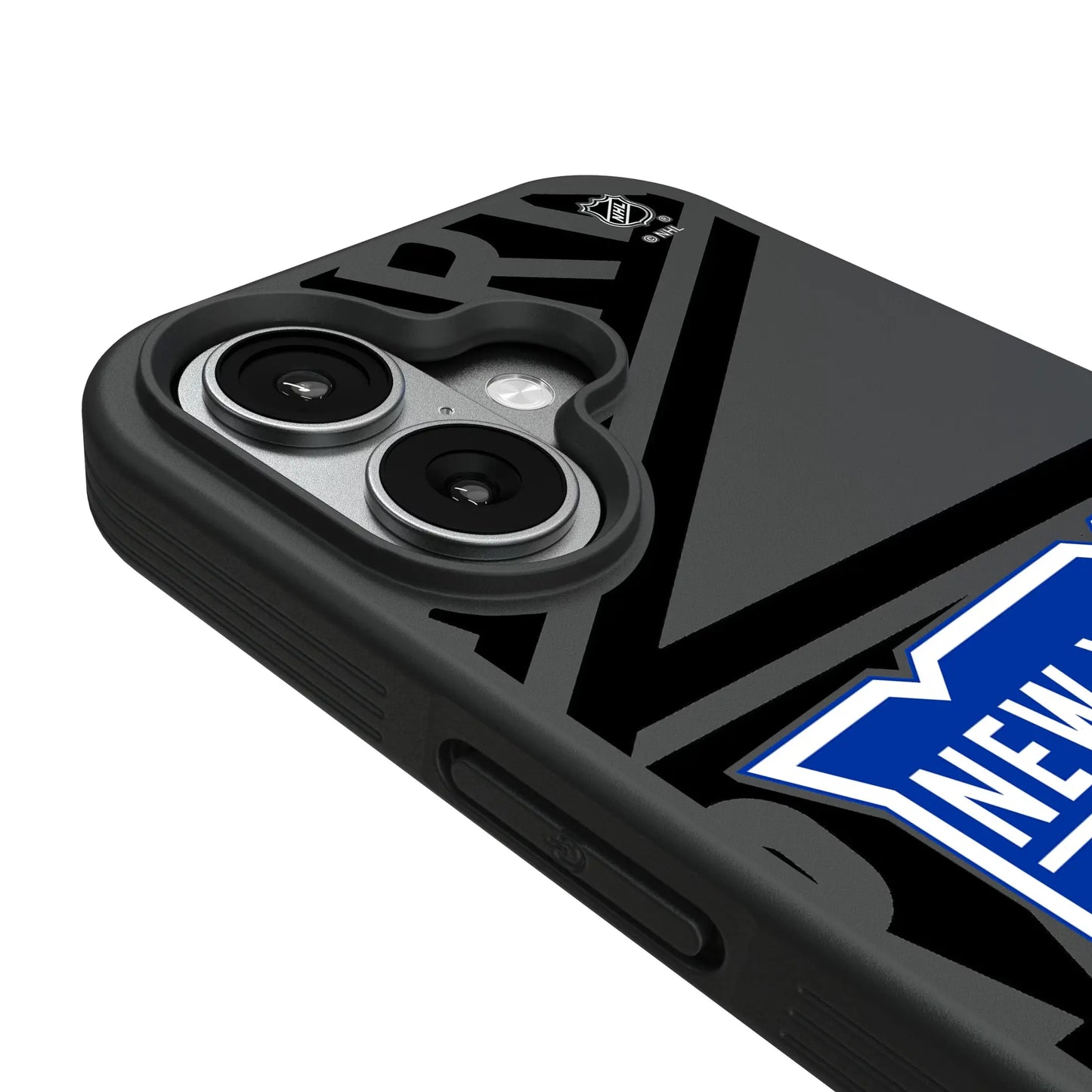 New York Rangers Monocolor Tilt Bump Phone Case for Apple iPhone