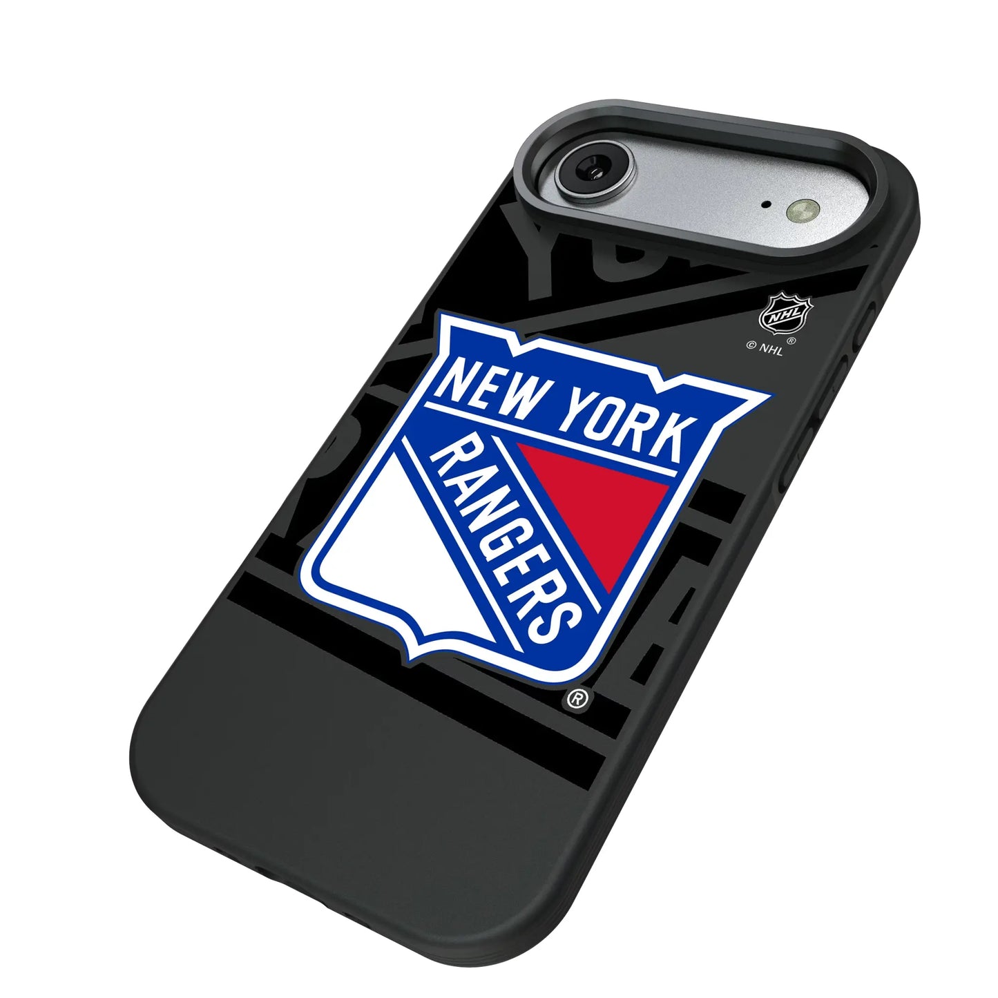 New York Rangers Monocolor Tilt Bump Phone Case for Apple iPhone
