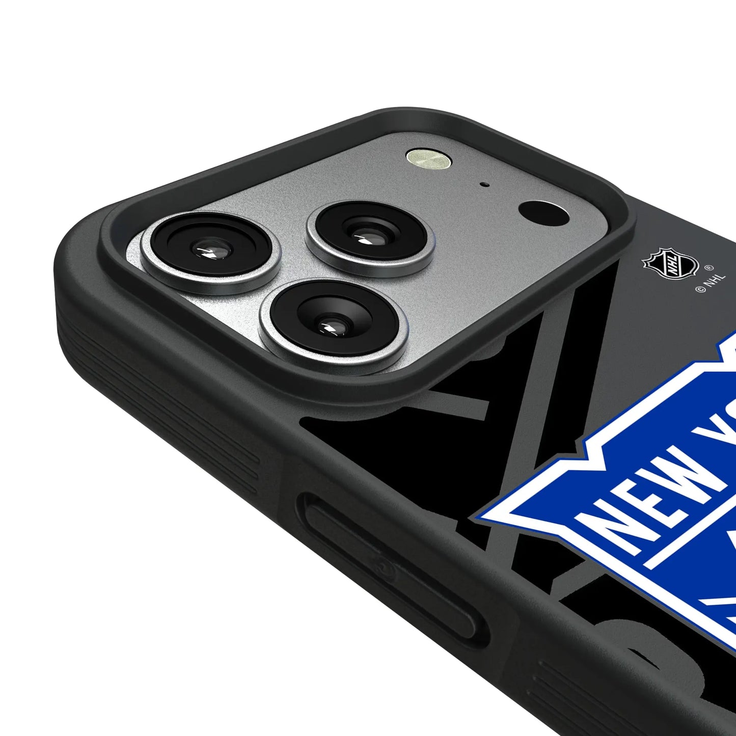New York Rangers Monocolor Tilt Bump Phone Case for Apple iPhone