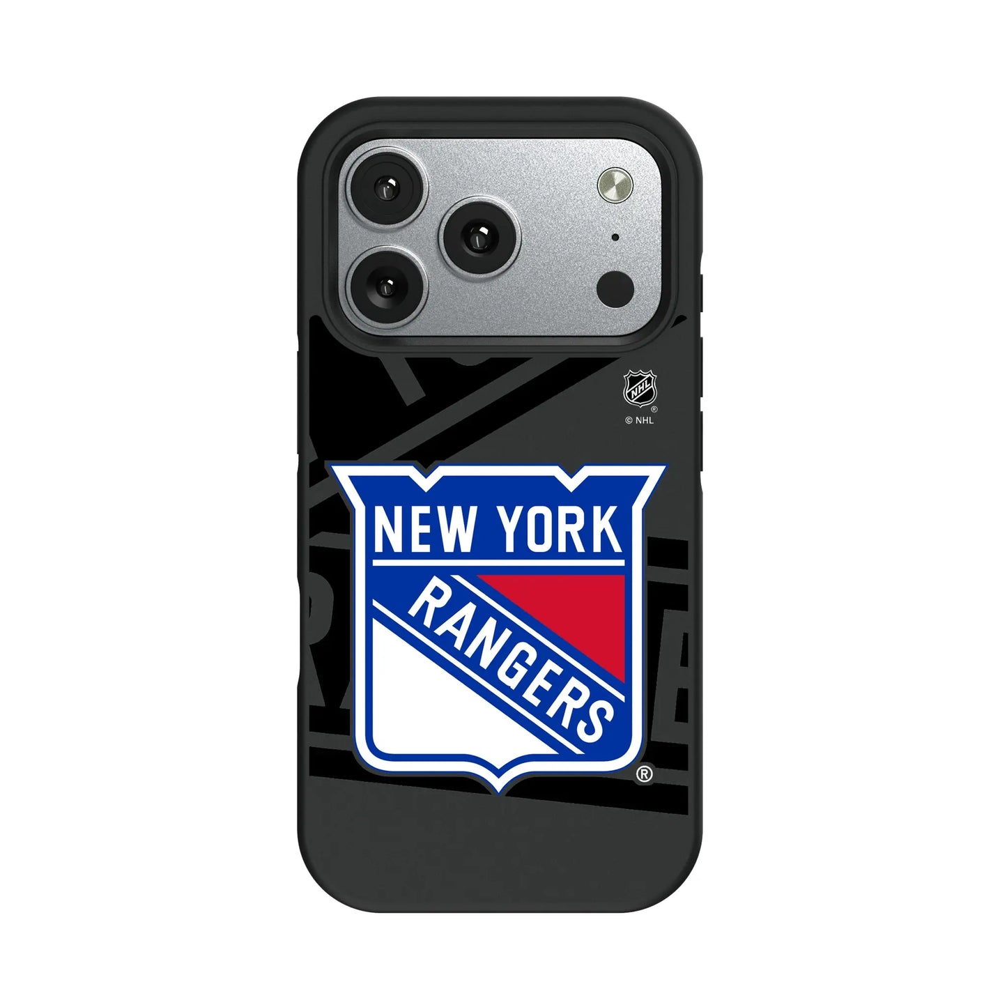 New York Rangers Monocolor Tilt Bump Phone Case for Apple iPhone