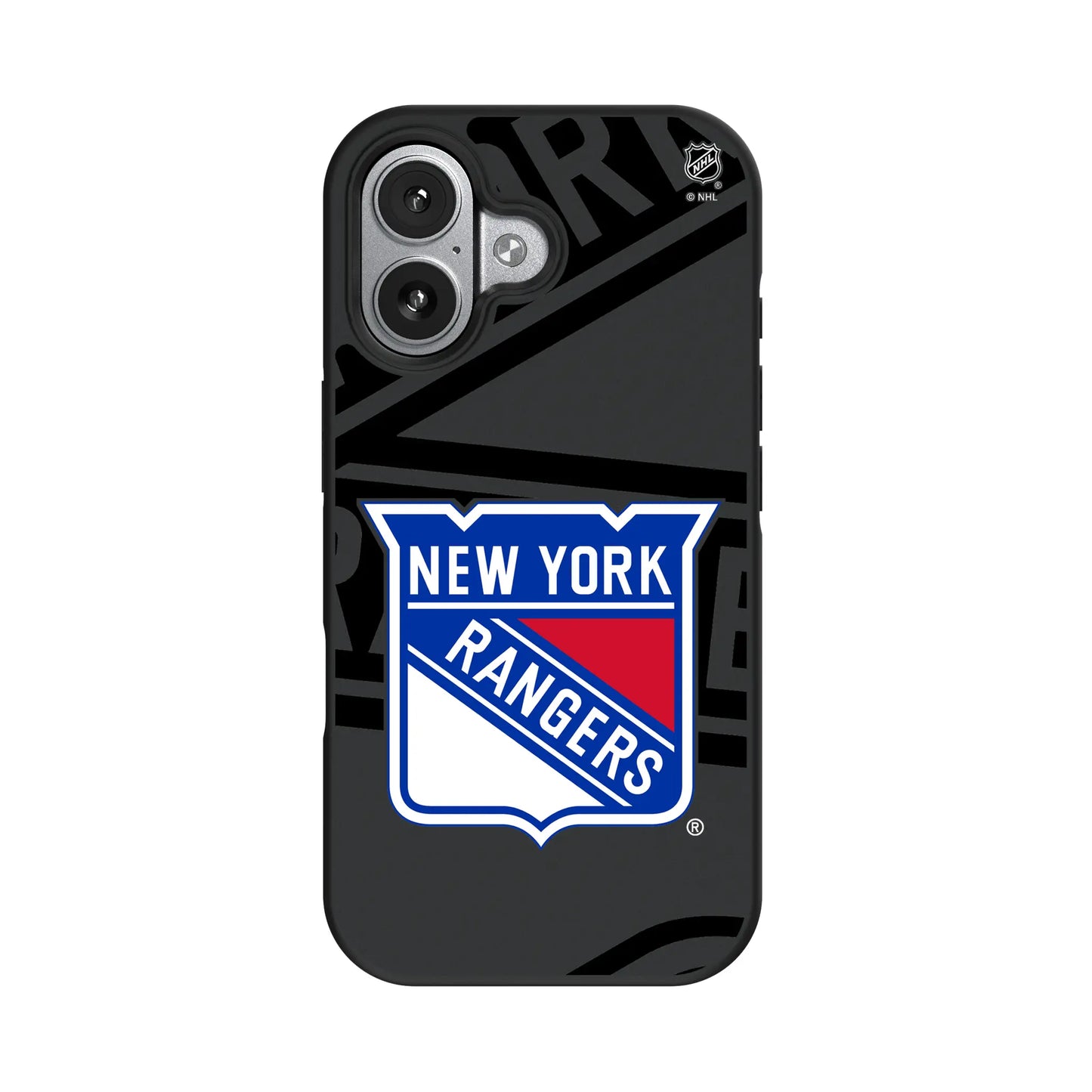 New York Rangers Monocolor Tilt Bump Phone Case for Apple iPhone